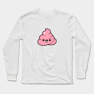 Poo kawaii Long Sleeve T-Shirt